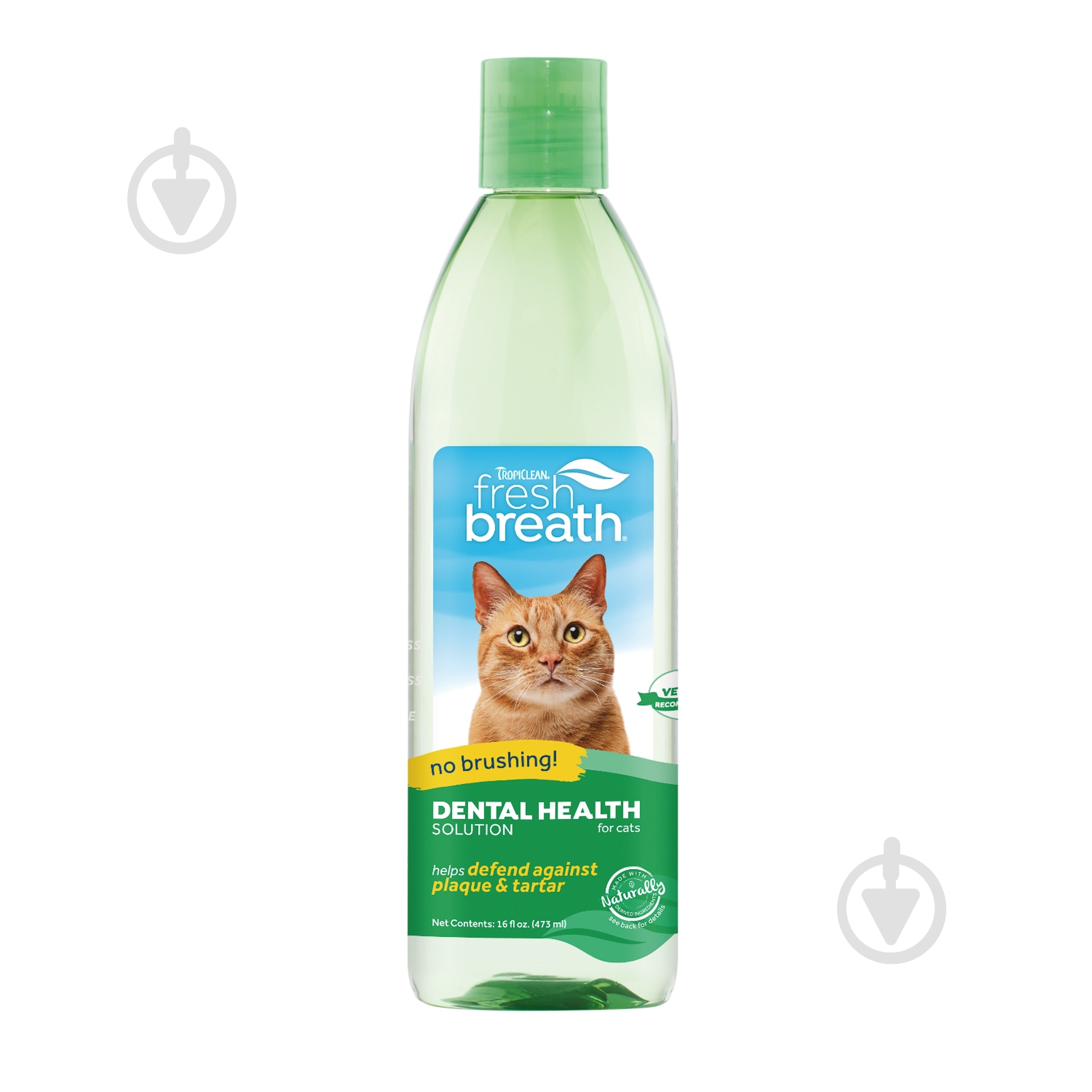 Вода полезная для котов TropiClean "Свежее дыхание" 473 мл - фото 1 Вода полезная для котов TropiClean "Свежее дыхание" 473 мл - фото 1