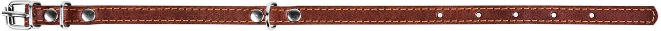 Ошейник Collar одинарный 1,4х27-35 см коричневый - фото 3