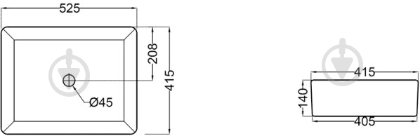 Умывальник Jaguar JDS-BLM-25907N - фото 2 Умывальник Jaguar JDS-BLM-25907N - фото 2