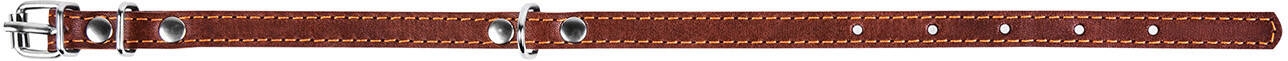 Ошейник Collar одинарный 1х22-30 см коричневый - фото 3