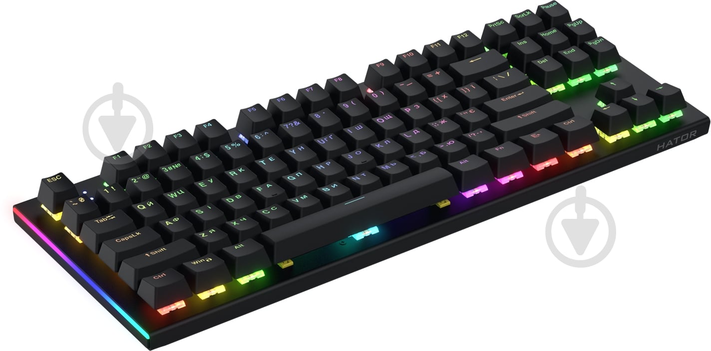 Клавіатура Hator Gravity X TKL Orange (HTK550UA) black - фото 4