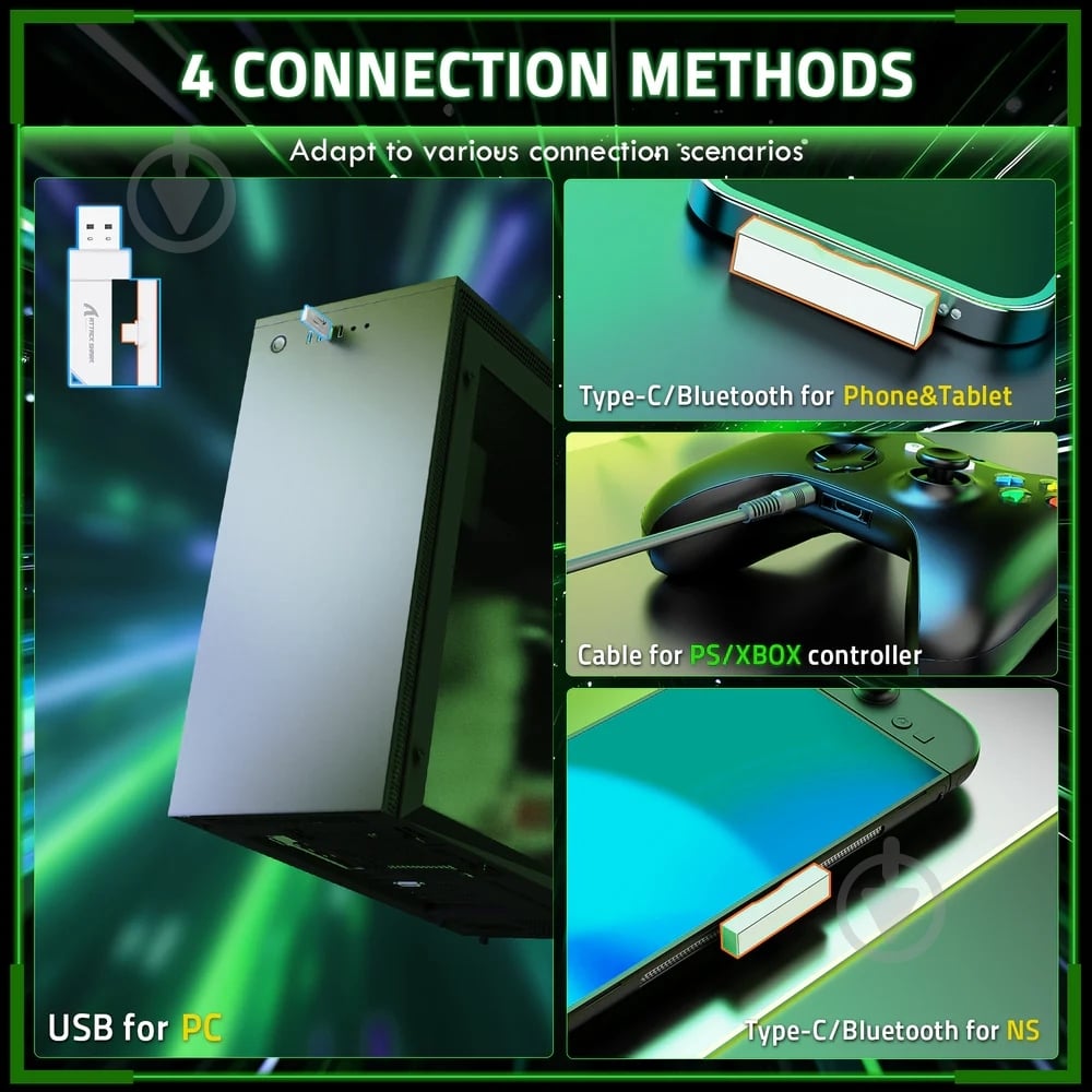 Гарнитура игровая attack shark L80PRO Wireless white (L80PROW_AS) - фото 4