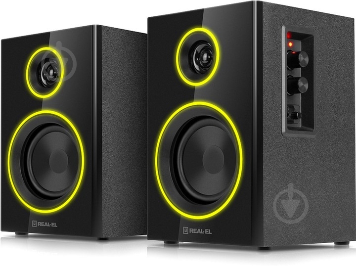 Акустическая система Real-el S-410 2.0 black (EL121200016) - фото 6