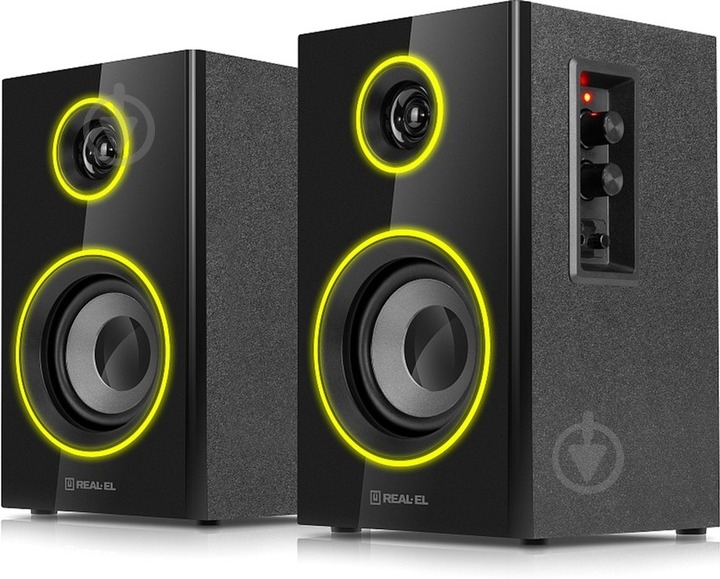 Акустическая система Real-el S-415 2.0 black (EL121200017) - фото 6
