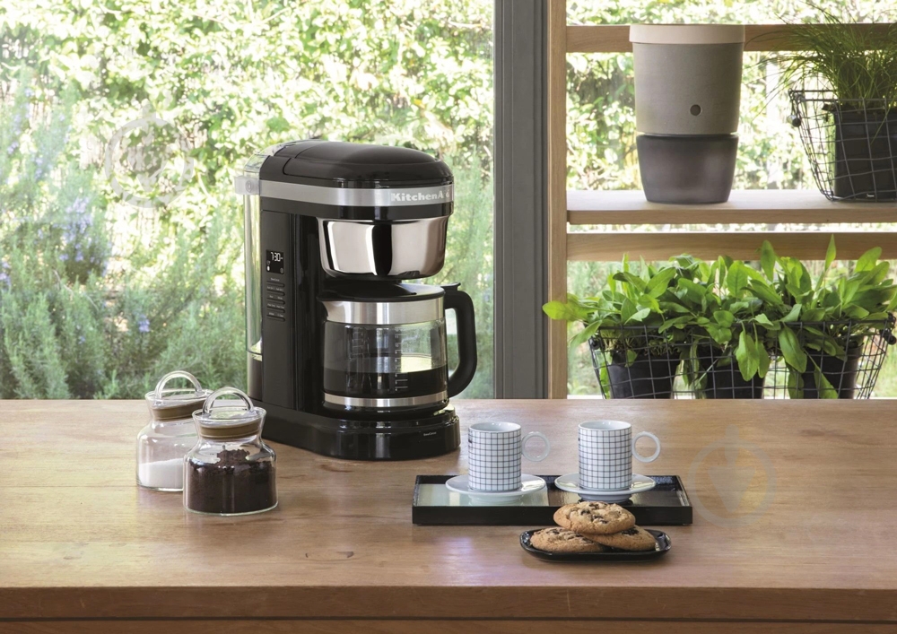 Кофеварка капельная KitchenAid 5kcm1209eob черный - фото 11