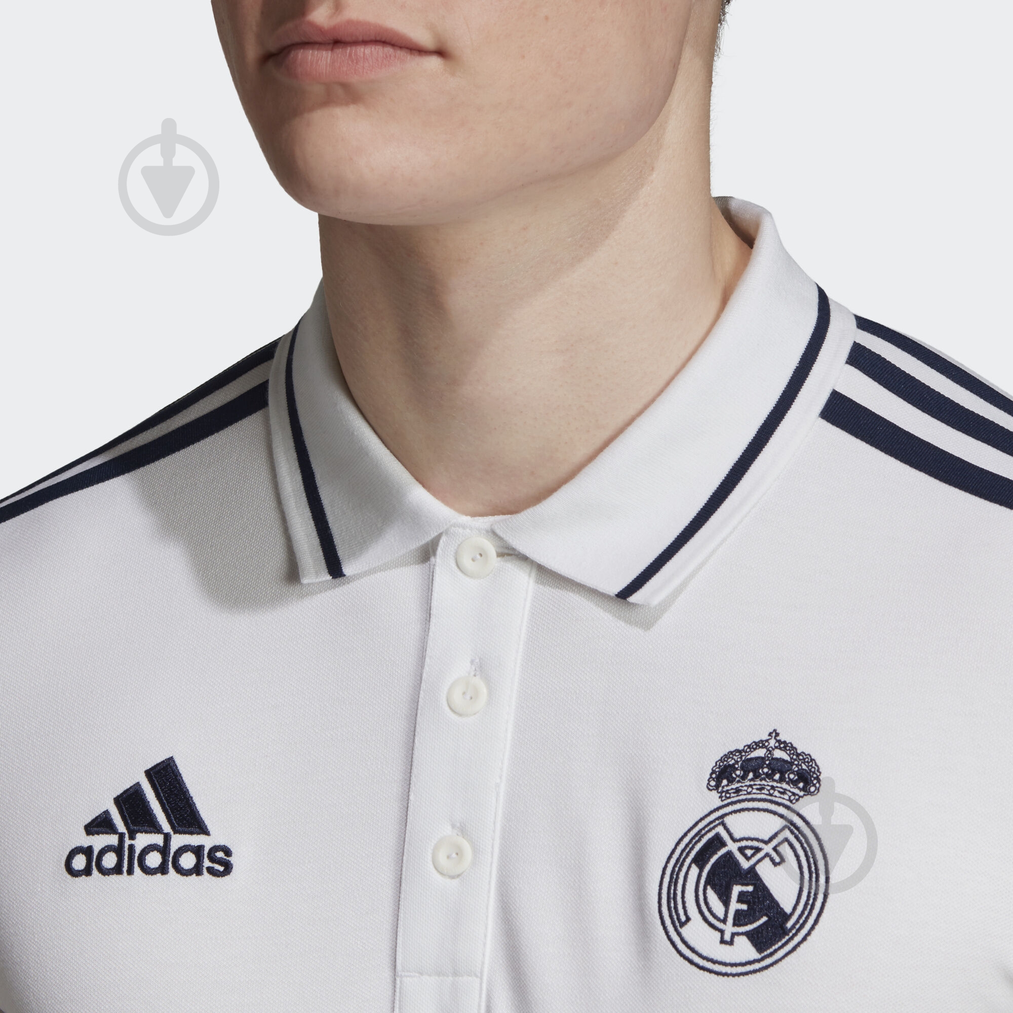 Поло Adidas REAL POLO DX8707 р.S білий - фото 8