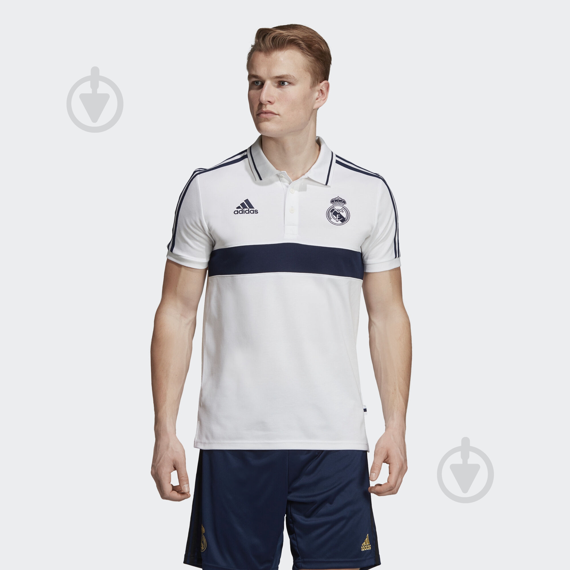 Поло Adidas REAL POLO DX8707 р.S білий - фото 3