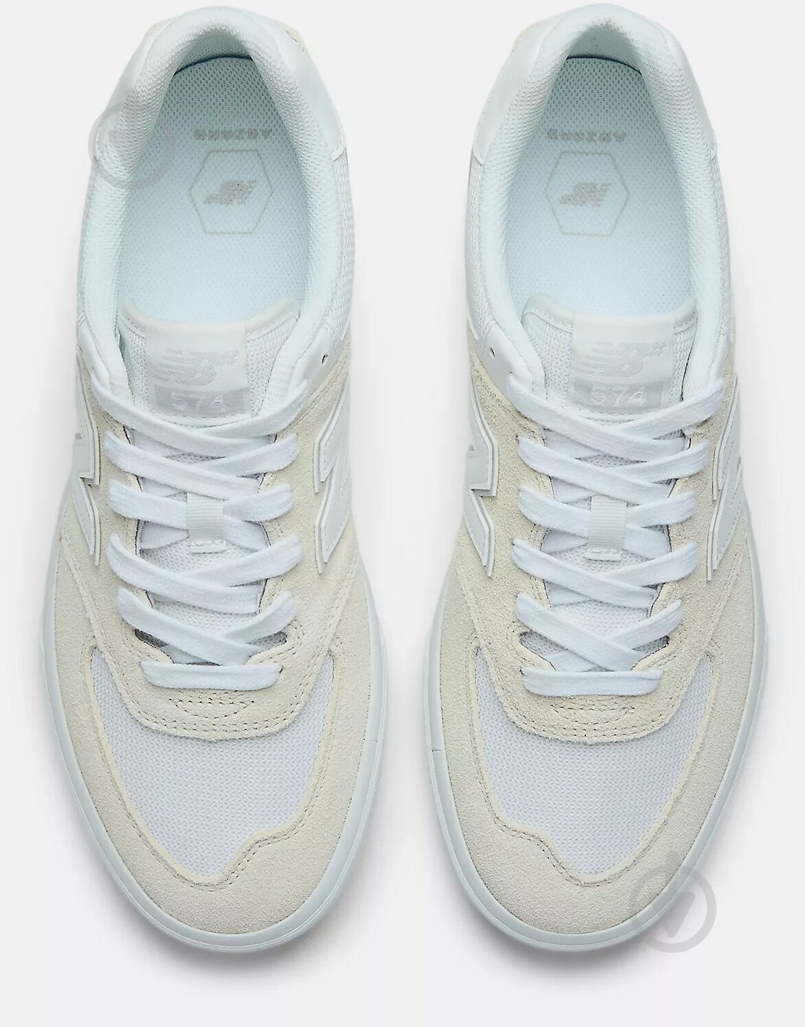 Кросівки чоловічі демісезонні New Balance 574 Numeric NM574VOW р.42,5 білі - фото 5