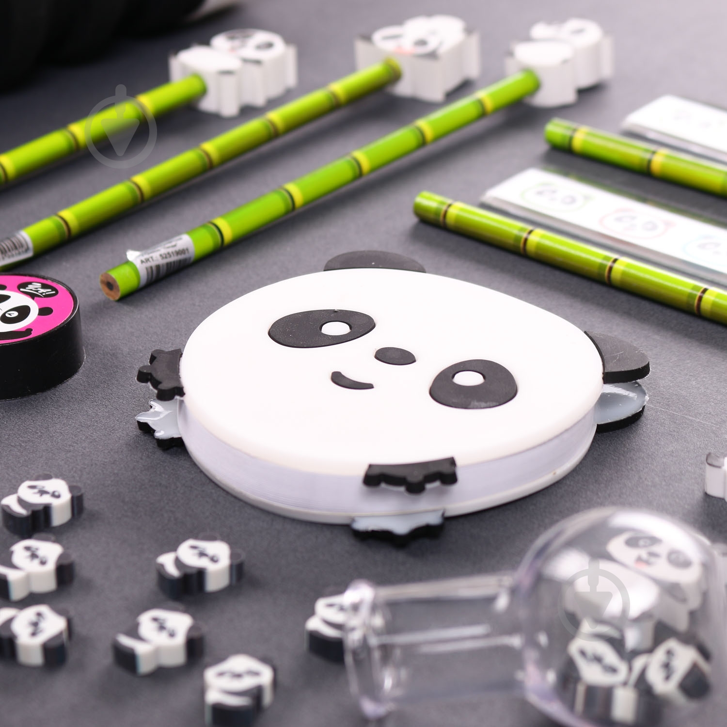 Набор ластиков Панда 12 шт. - фото 12