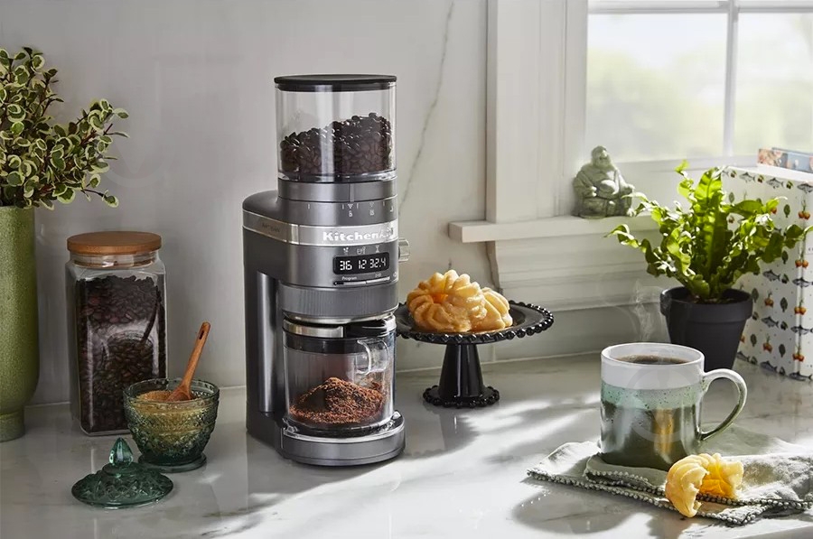 Кавомолка KitchenAid Artisan 5KCG8433EMS Срібний медальйон - фото 12