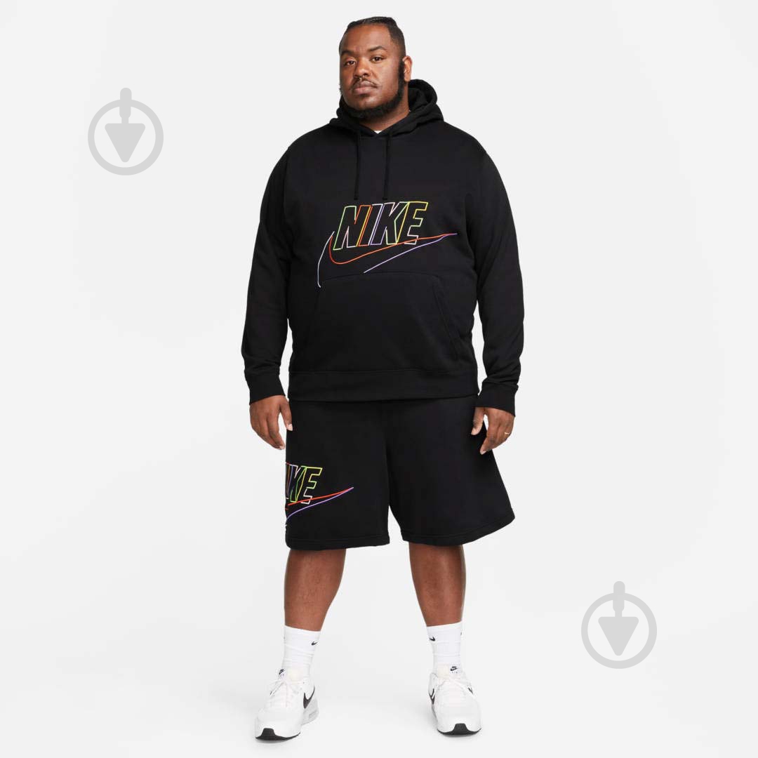 Джемпер Nike CLUB+ BB PO HOODIE MCF DX0541-010 р.XL черный - фото 12