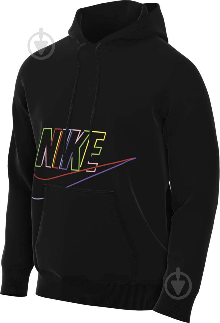 Джемпер Nike CLUB+ BB PO HOODIE MCF DX0541-010 р.XL черный - фото 13