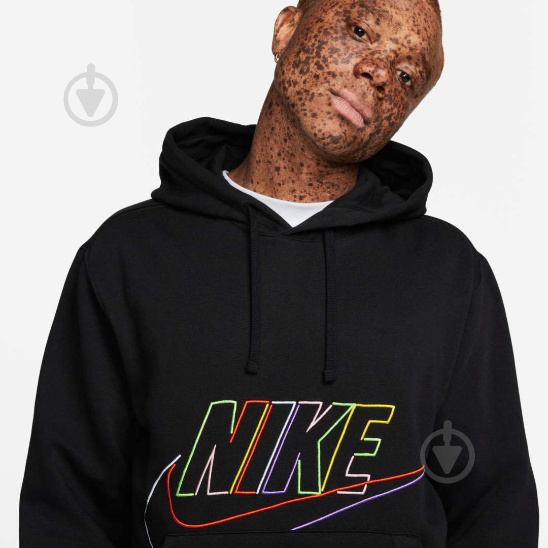 Джемпер Nike CLUB+ BB PO HOODIE MCF DX0541-010 р.XL черный - фото 3