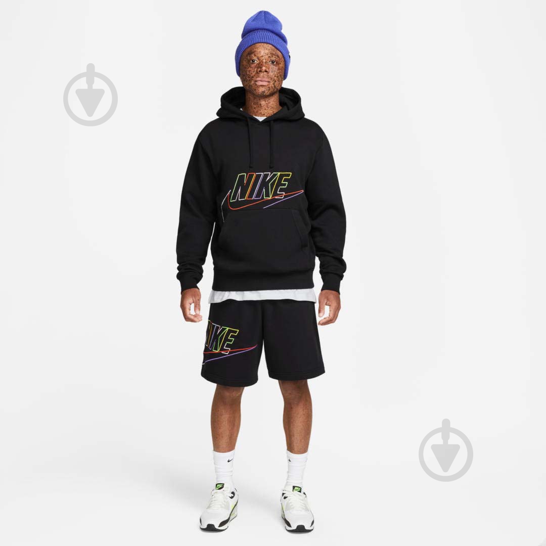 Джемпер Nike CLUB+ BB PO HOODIE MCF DX0541-010 р.XL черный - фото 6