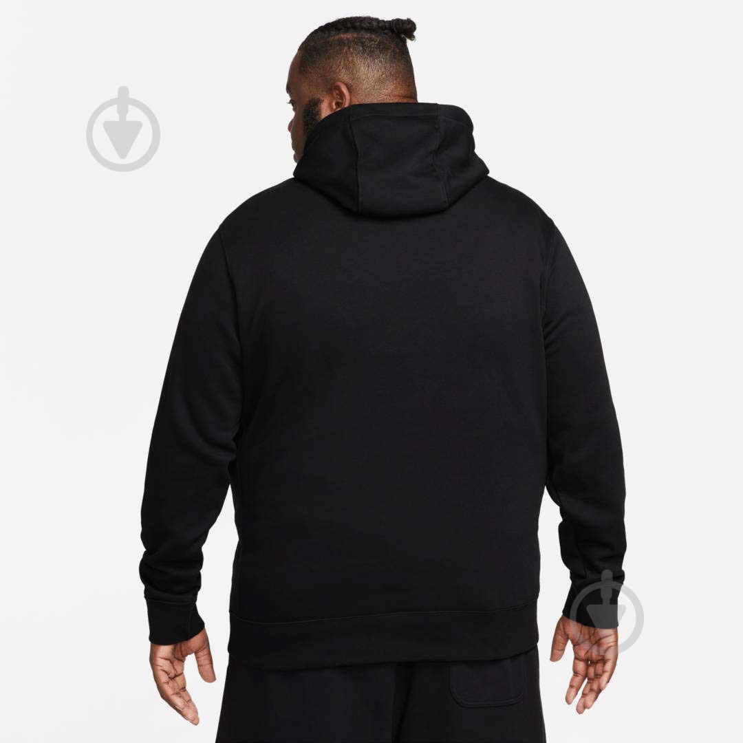 Джемпер Nike CLUB+ BB PO HOODIE MCF DX0541-010 р.XL черный - фото 8
