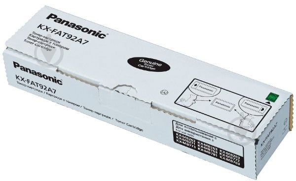 Картридж Panasonic KX-FAT92A7 KX-FAT92A7 black - фото 1