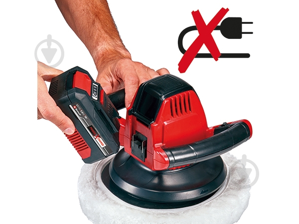 Полировальная машина Einhell CE-CB 18/254 Li-Solo 2093301 - фото 7