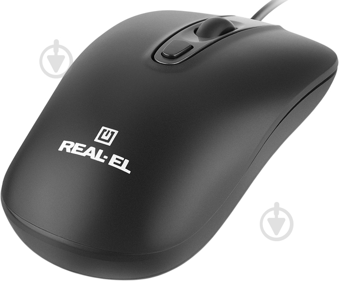 Мышь Real-el RM-222 black (EL123200040) - фото 3