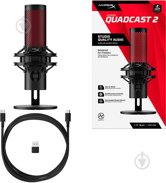 Мікрофон HyperX Quadcast 2 (872V1AA) - фото 10
