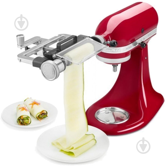 Насадка KitchenAid для листового нарізання 5KSMSCA - фото 5 Насадка KitchenAid для листового нарізання 5KSMSCA - фото 5