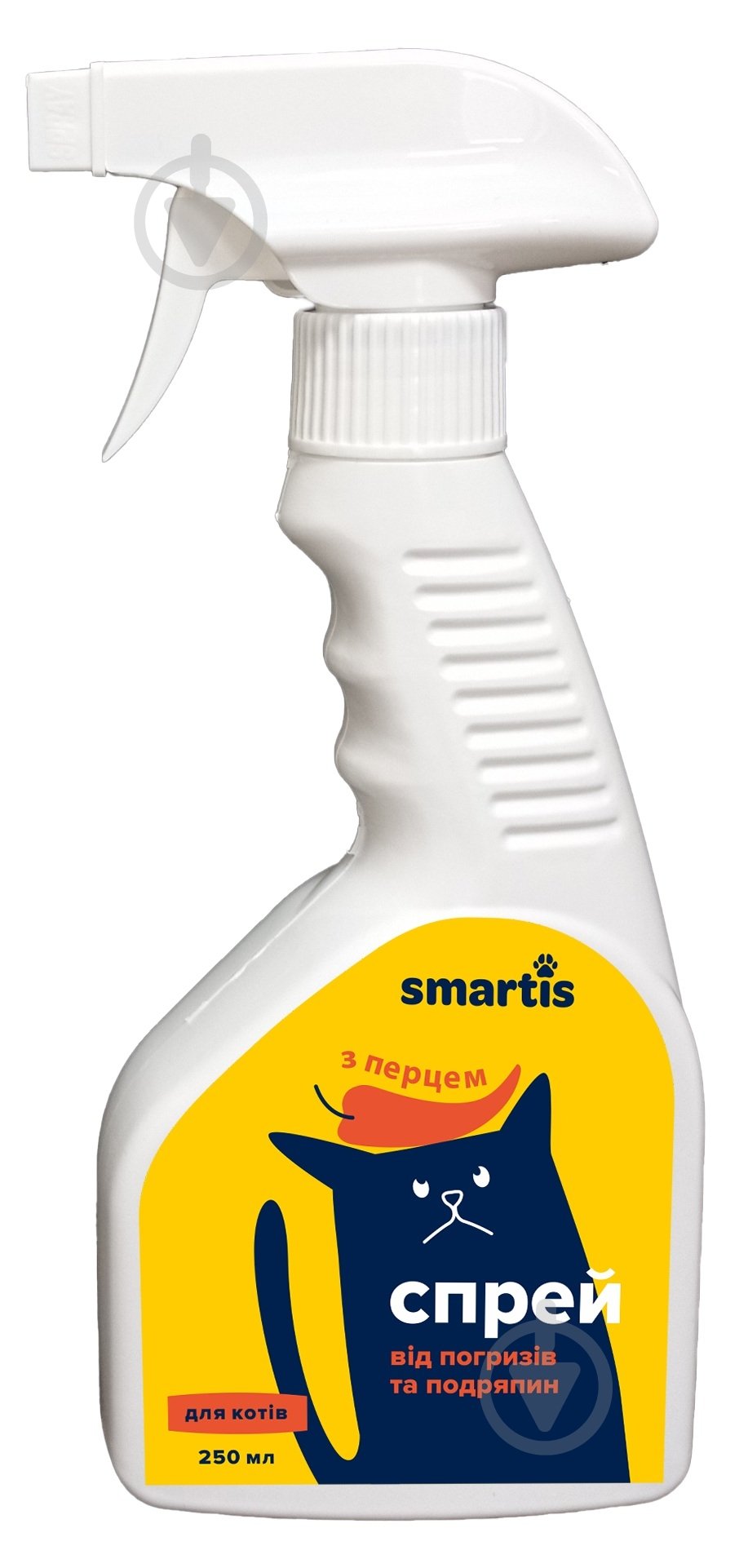 Спрей Smartis от погрызов и царапин с перцем для кошек 250 мл бренд - фото 1 Спрей Smartis от погрызов и царапин с перцем для кошек 250 мл бренд - фото 1