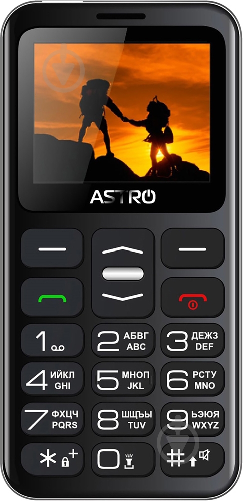 Мобильный телефон Astro A169 black gray - фото 2
