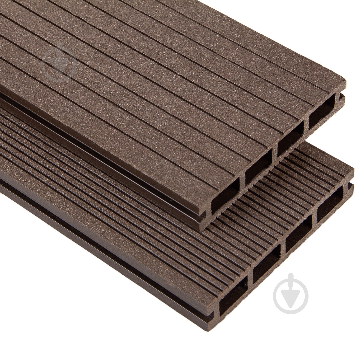 Террасная доска Polymer & Wood Home 139x25x2200 мм венге - фото 1