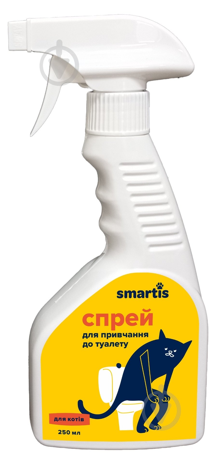Спрей Smartis привчаючий до туалету котів 250 мл - фото 1 Спрей Smartis привчаючий до туалету котів 250 мл - фото 1