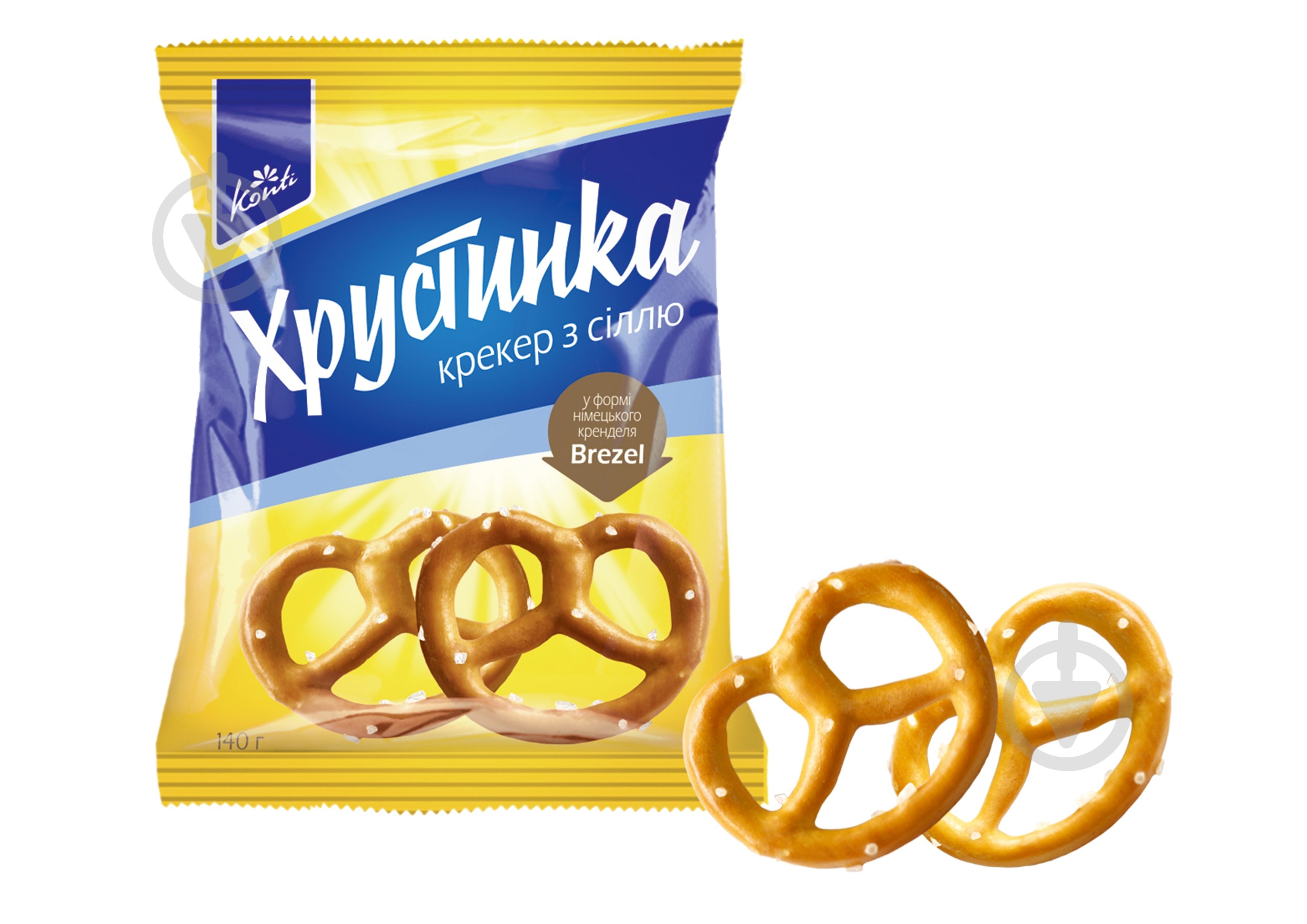 Крекер КОНТІ "Хрустинка" з сіллю - фото 1