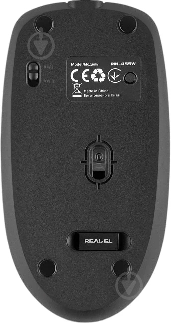 Мышь Real-el RM-455W black (EL123200047) - фото 9 Мышь Real-el RM-455W black (EL123200047) - фото 9