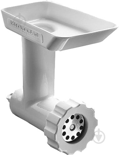 Насадка-м'ясорубка KitchenAid 5KSMFGA пластикова біла - фото 1