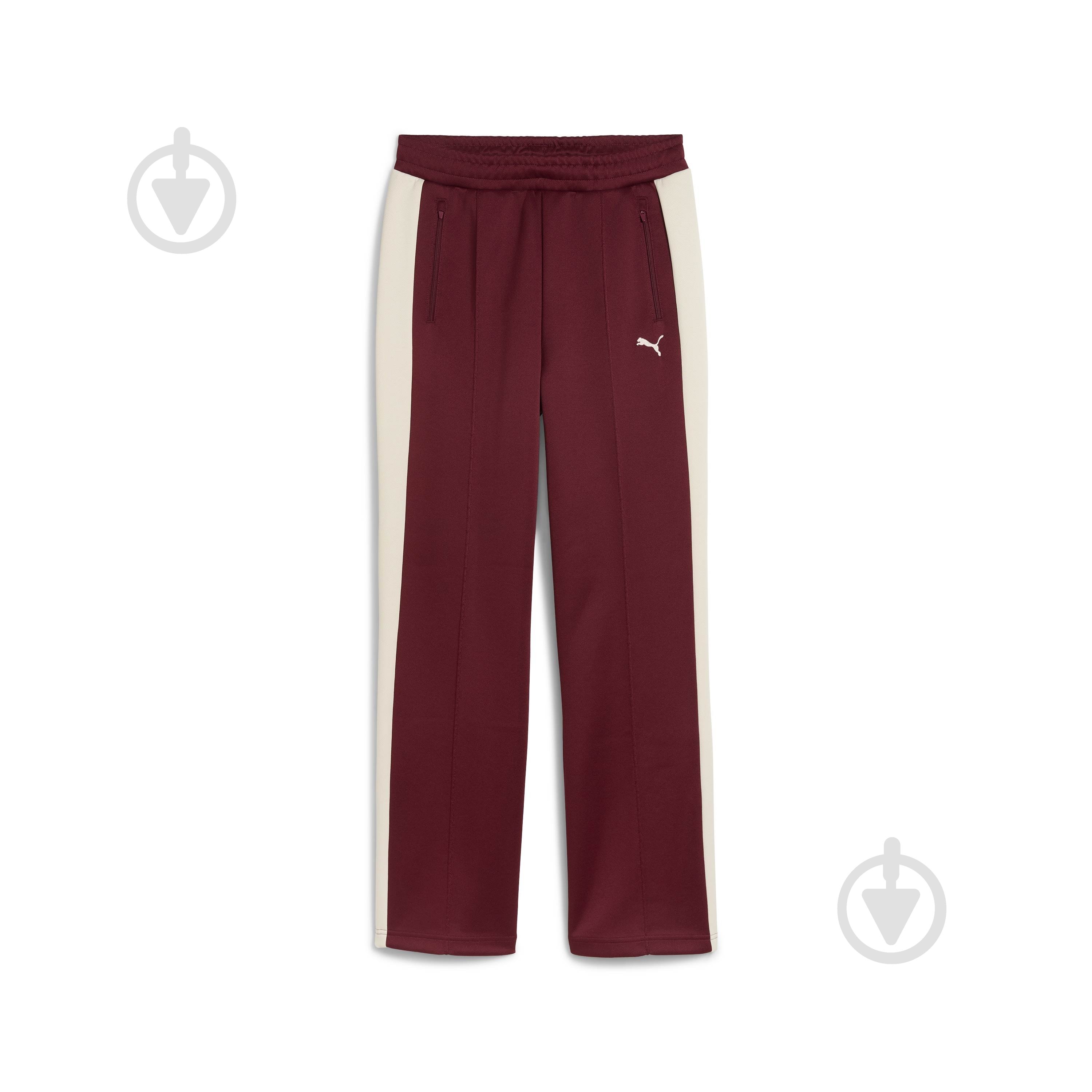Брюки Puma T7 ALWAYS ON Straight Track Pants op 62979796 р. L бордовый - фото 4