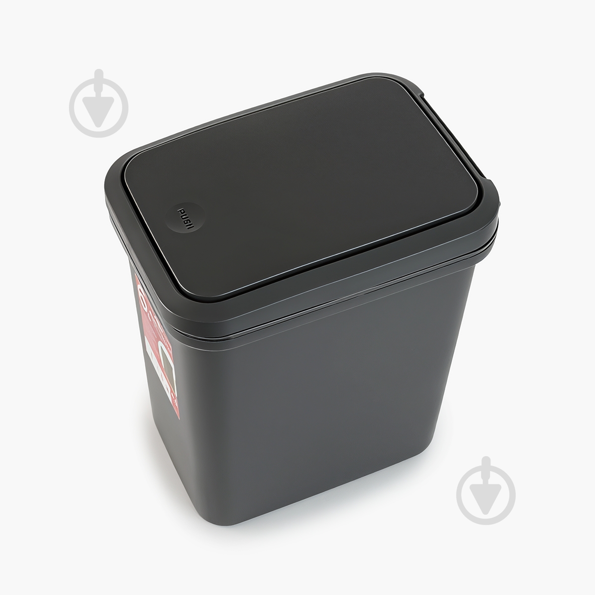 Ведро для мусора MVM BIN-04 6L Anthracite 6 л антрацит - фото 3