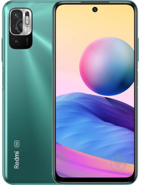 Смартфон Xiaomi Redmi Note 10 5G 6/128GB aurora green (ES-LS9A-K820) - фото 1 Смартфон Xiaomi Redmi Note 10 5G 6/128GB aurora green (ES-LS9A-K820) - фото 1