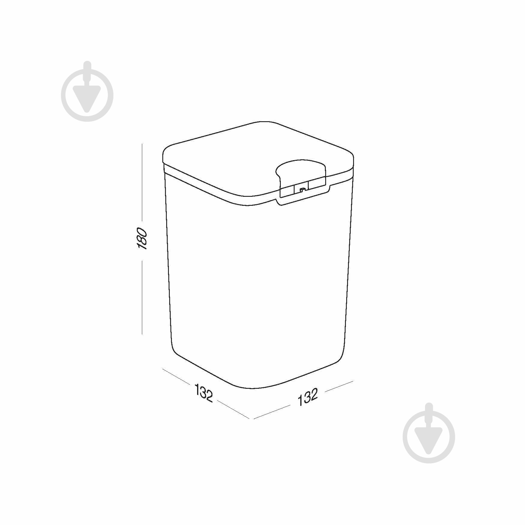 Ведро для мусора MVM BIN-06 2 л антрацит - фото 6 Ведро для мусора MVM BIN-06 2 л антрацит - фото 6