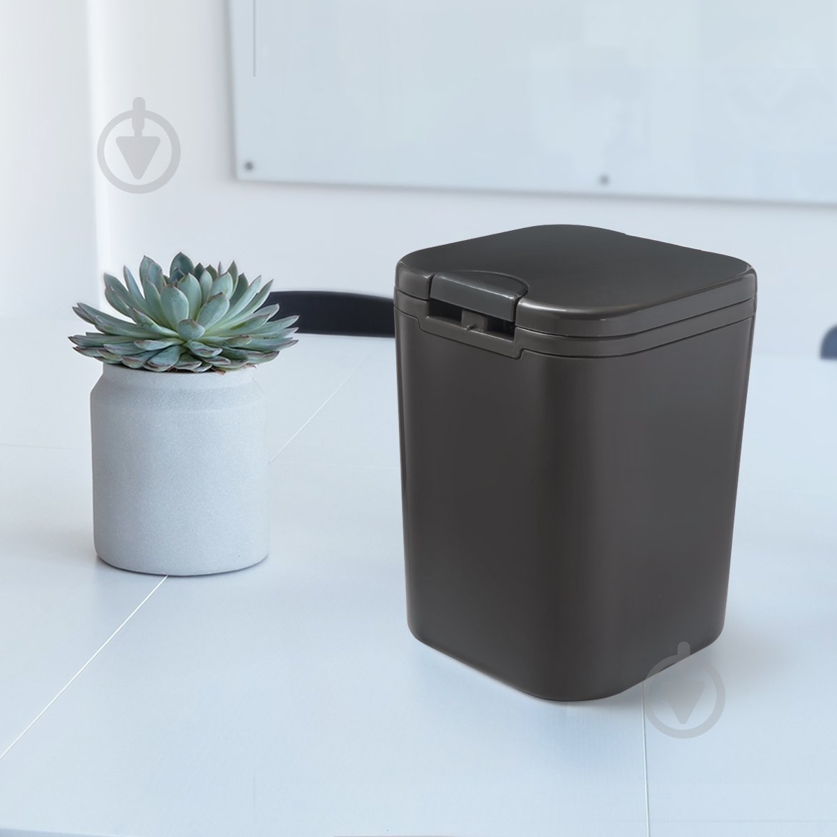 Ведро для мусора MVM BIN-06 2 л антрацит - фото 4 Ведро для мусора MVM BIN-06 2 л антрацит - фото 4