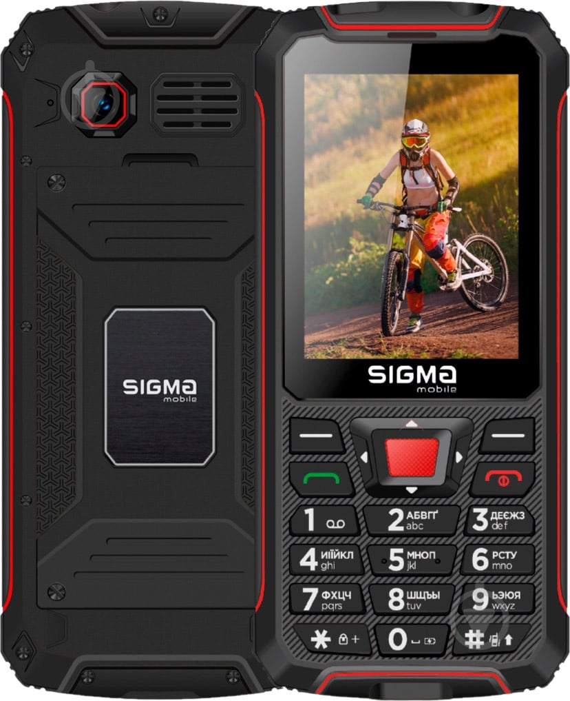 Мобильный телефон Sigma mobile X-treme PR68 black/red - фото 1
