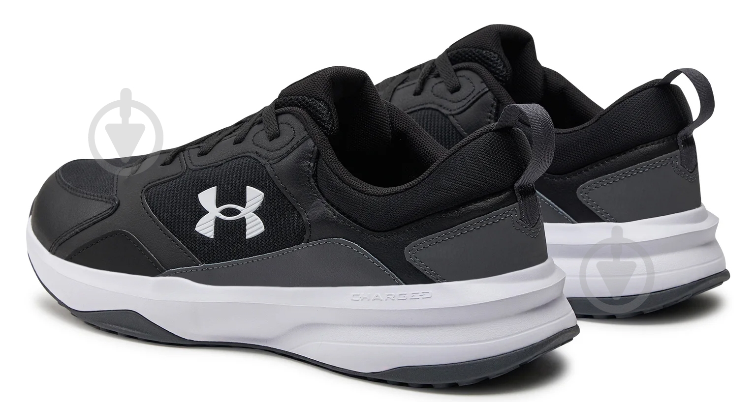 Кросівки чоловічі демісезонні Under Armour UA CHARGED EDGE 3026727-003 р.43 чорні - фото 3