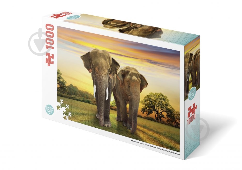 Пазл Африканские слоны 1000 элементов TRFL_SAF/2 - фото 4