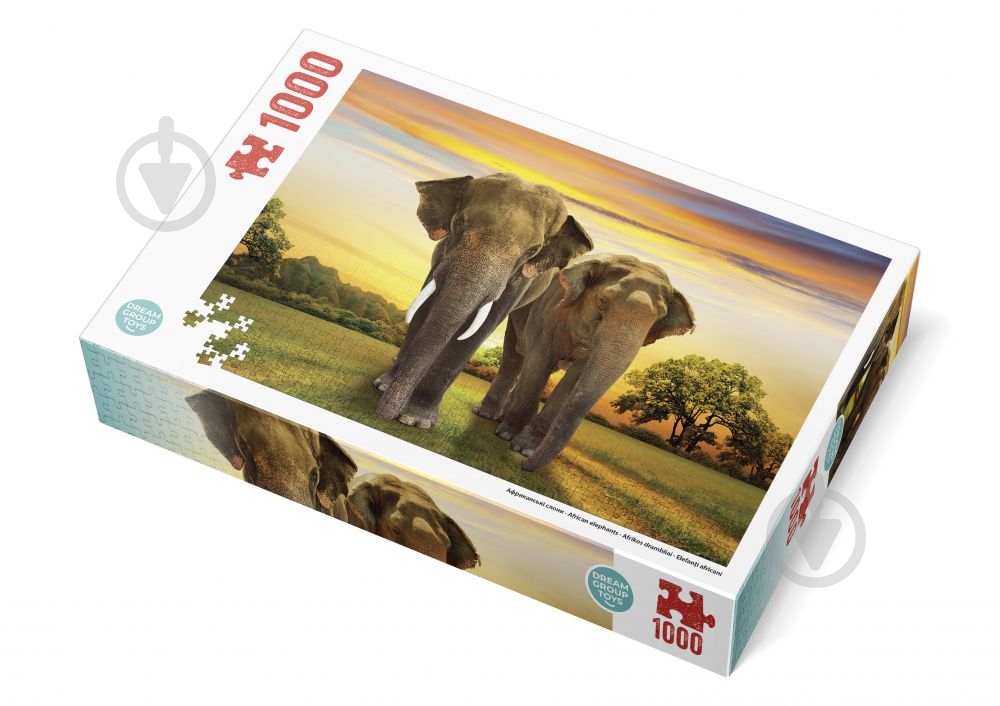 Пазл Африканские слоны 1000 элементов TRFL_SAF/2 - фото 9