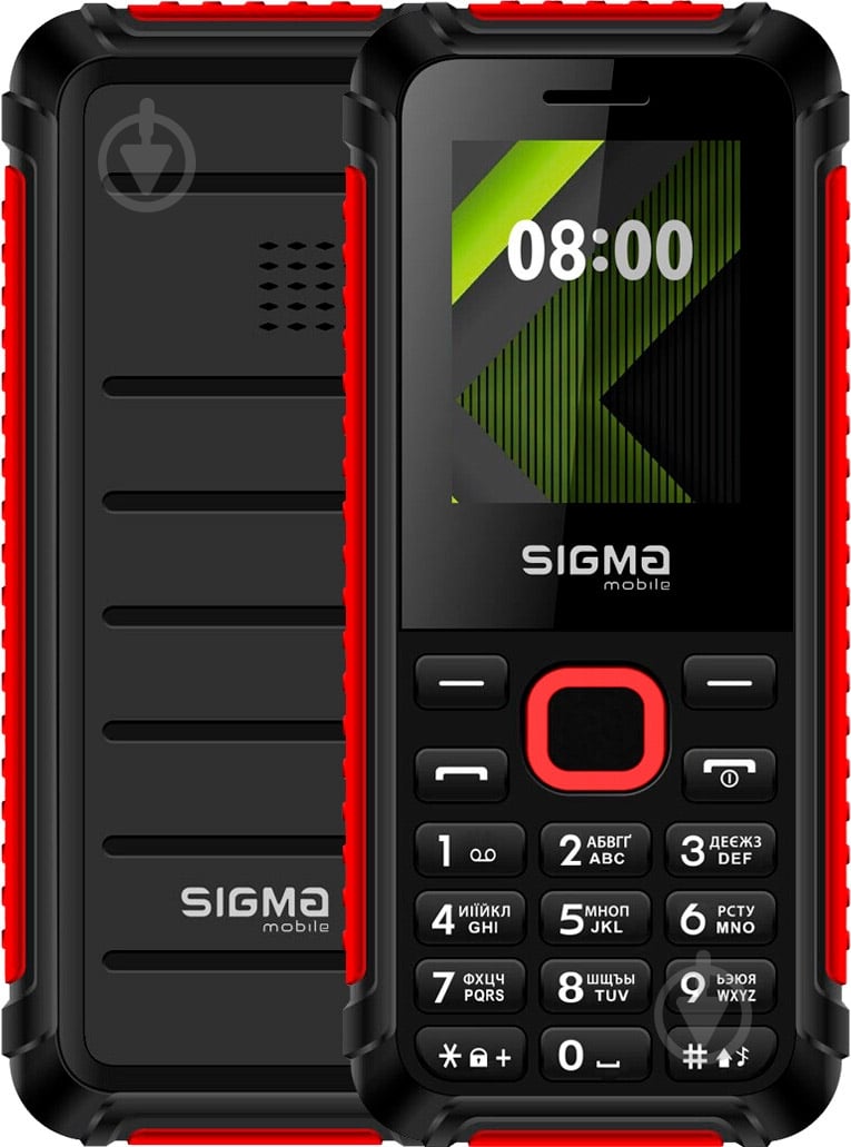 Мобільний телефон Sigma mobile X-style 18 Track black/red - фото 2