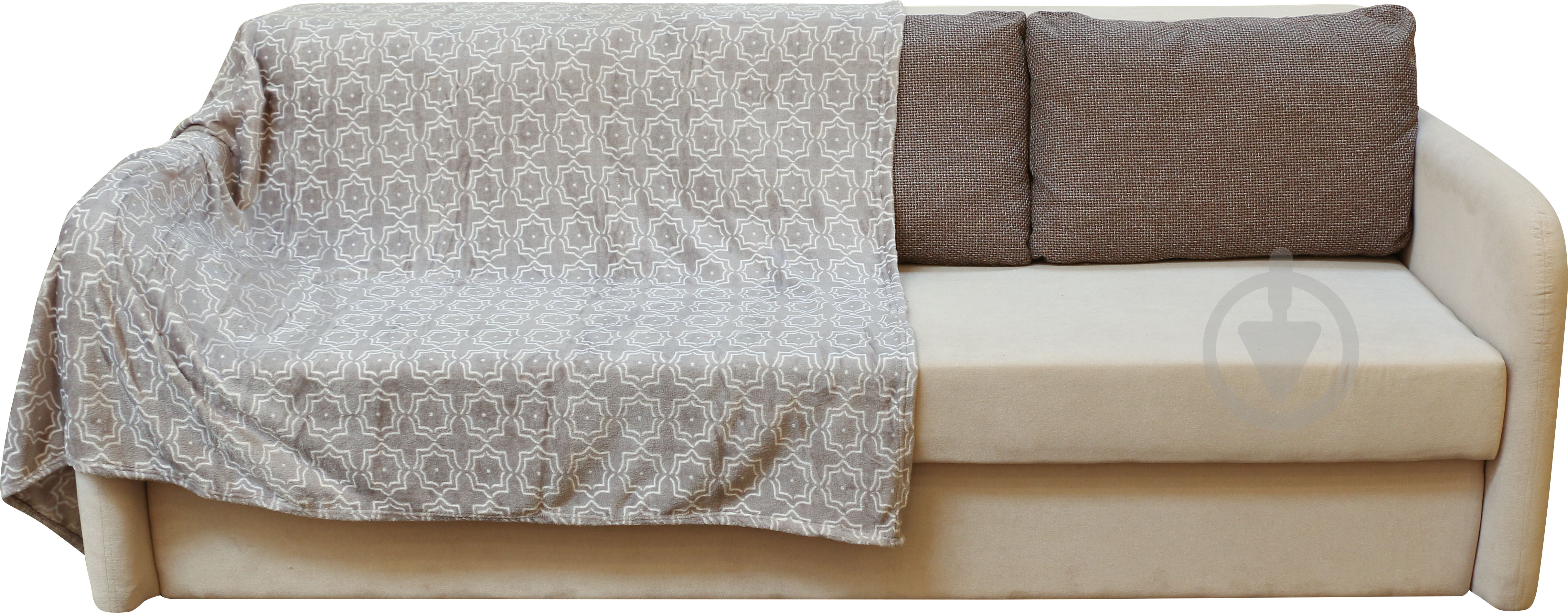 Плед Secret 200x220 см серый с рисунком La Nuit - фото 1