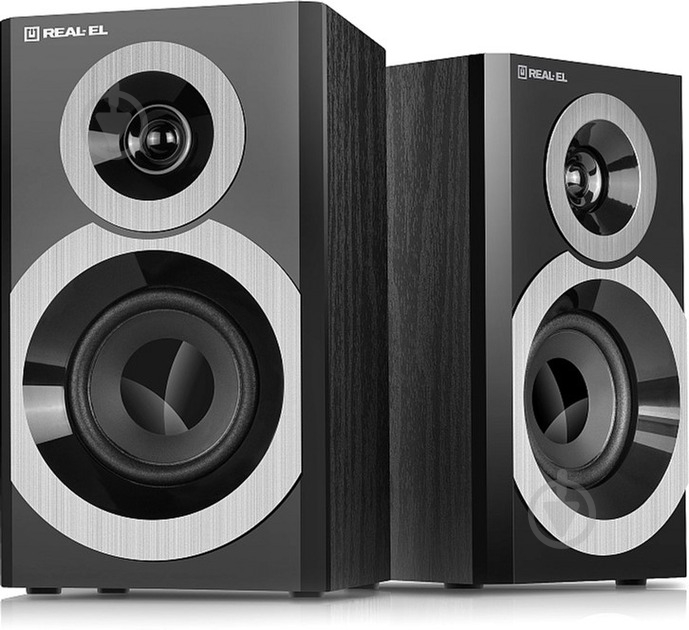 Акустическая система Real-el S-245 2.0 black (EL121200015) - фото 2