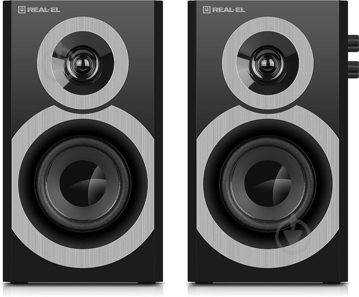 Акустическая система Real-el S-245 2.0 black (EL121200015) - фото 3