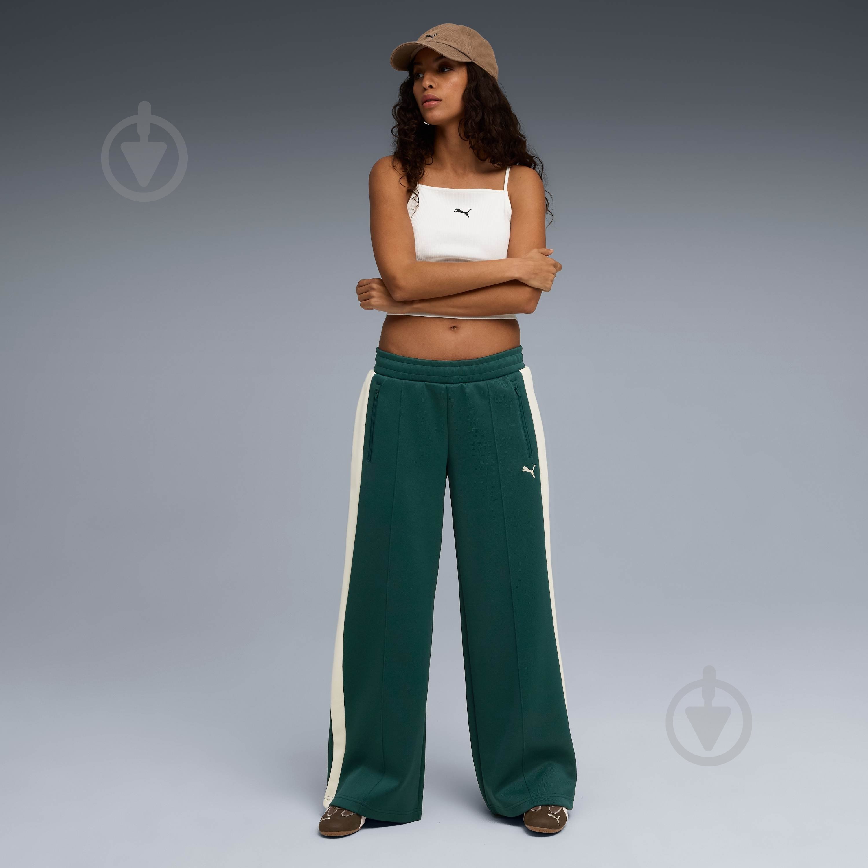 Брюки Puma T7 Low Rise Track Pants op 62980375 р. L зеленый - фото 5
