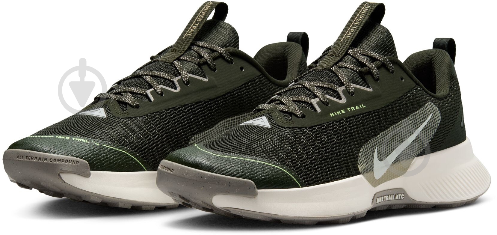 Кроссовки мужские Nike Juniper Trail 3 FQ0904-301 р.43 темно-зеленые - фото 5 Кроссовки мужские Nike Juniper Trail 3 FQ0904-301 р.43 темно-зеленые - фото 5