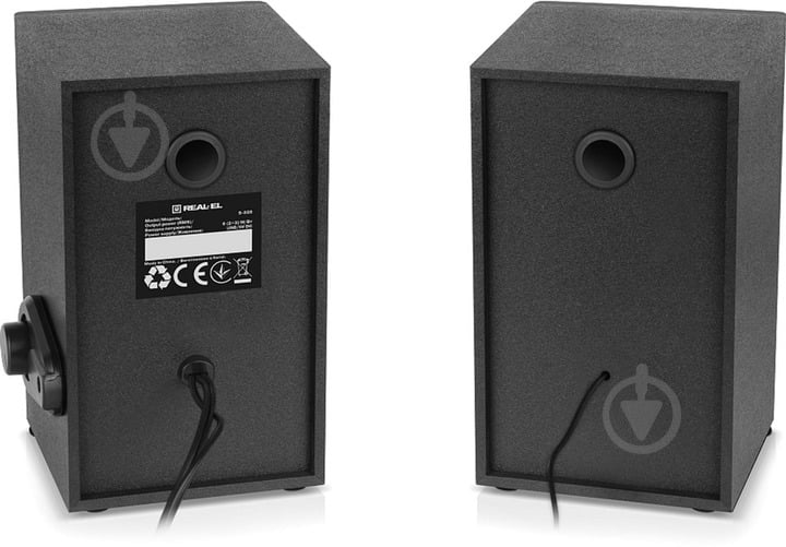 Акустична система Real-el S-228 2.0 black (EL121200014) - фото 8
