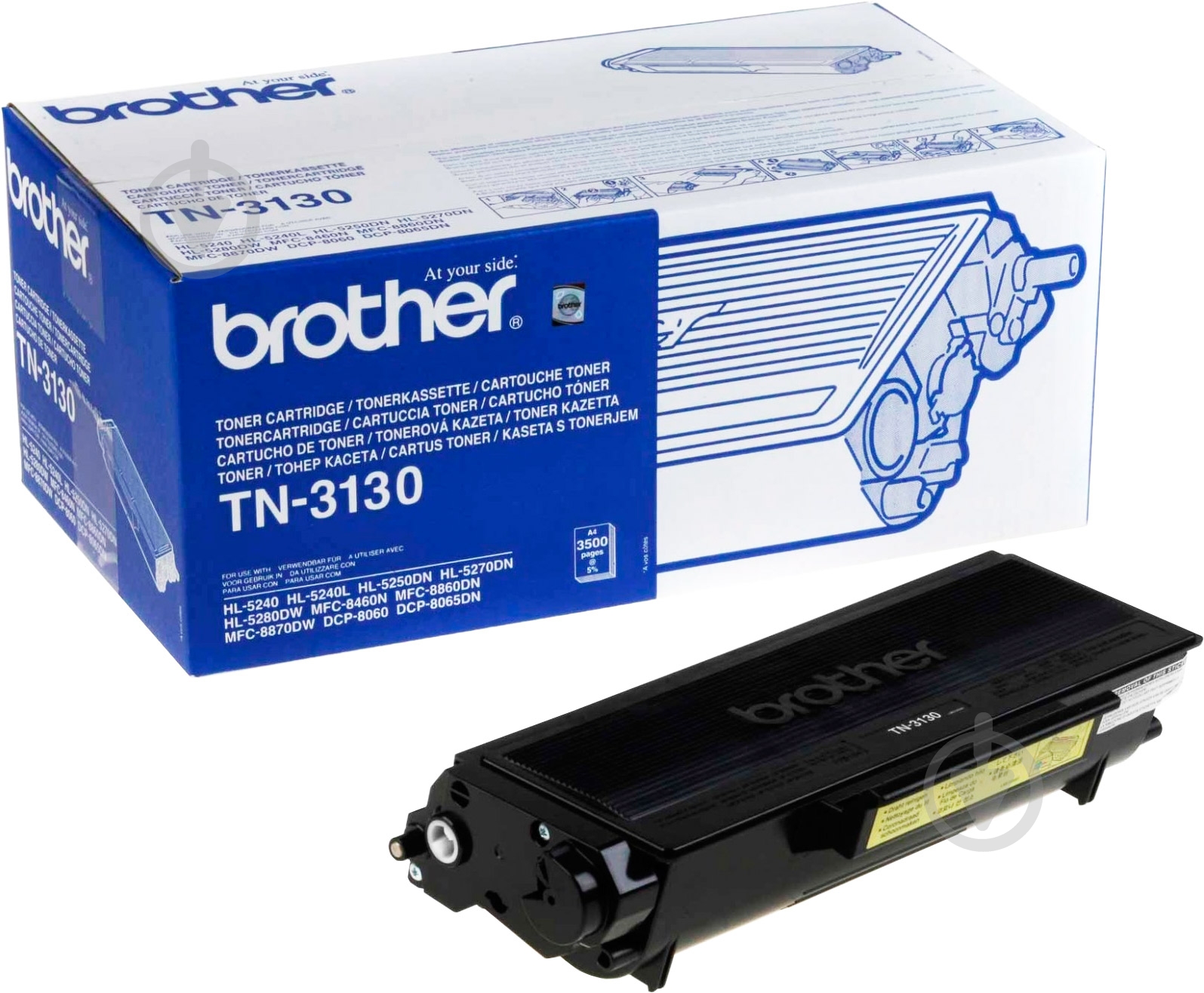 Картридж Brother TN-3130 черный TN3130 - фото 1 Картридж Brother TN-3130 черный TN3130 - фото 1