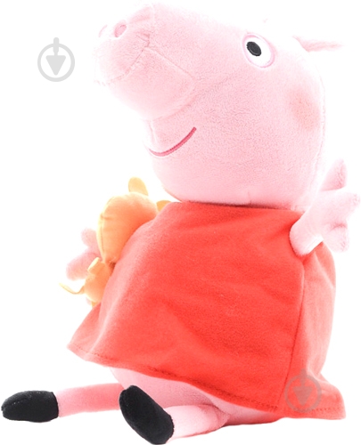 Мягкая игрушка Peppa Pig Пеппа с игрушкой 40 см розовый с красным 31157 - фото 1