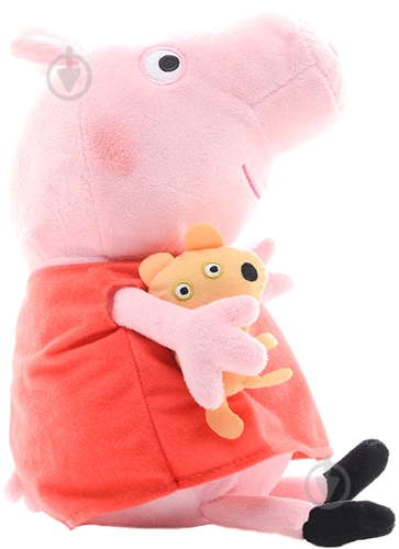 Мягкая игрушка Peppa Pig Пеппа с игрушкой 40 см розовый с красным 31157 - фото 2